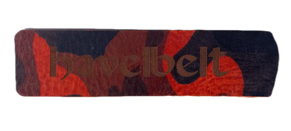 Rindleder camouflage rot